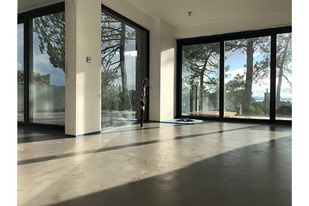 Micro cement floor