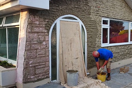 K Rend plastering